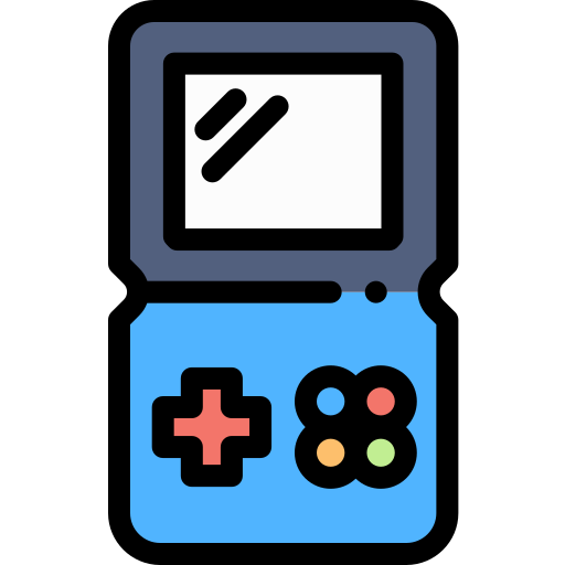 konsola do gier Detailed Rounded Lineal color ikona