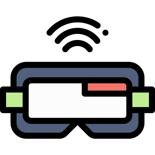 Vr glasses Detailed Rounded Lineal color icon