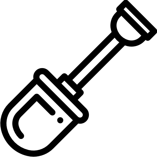 シャベル Detailed Rounded Lineal icon