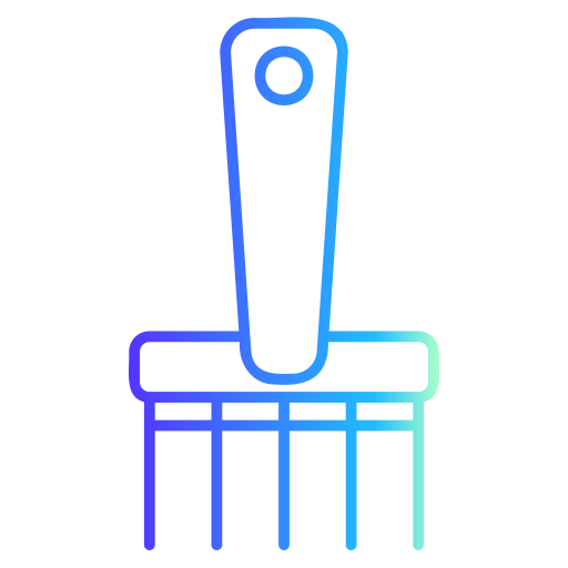 tenedor de jardín Generic gradient outline icono