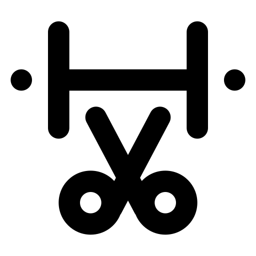 przycinać Generic black outline ikona