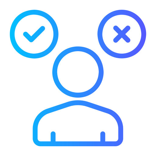 Decision Generic gradient outline icon