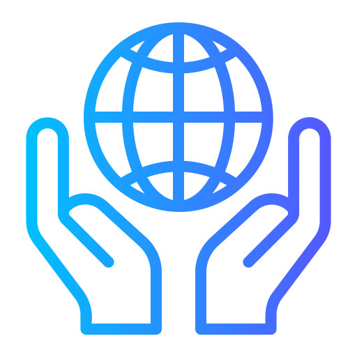 Save the world Generic gradient outline icon