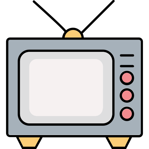 Old tv Generic color lineal-color icon