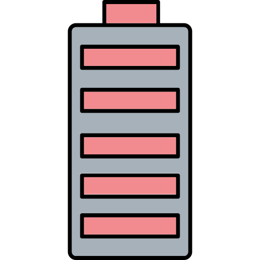 batteria del telefono Generic color lineal-color icona