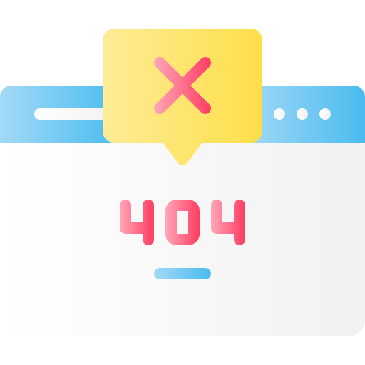 404 page Generic gradient fill icon