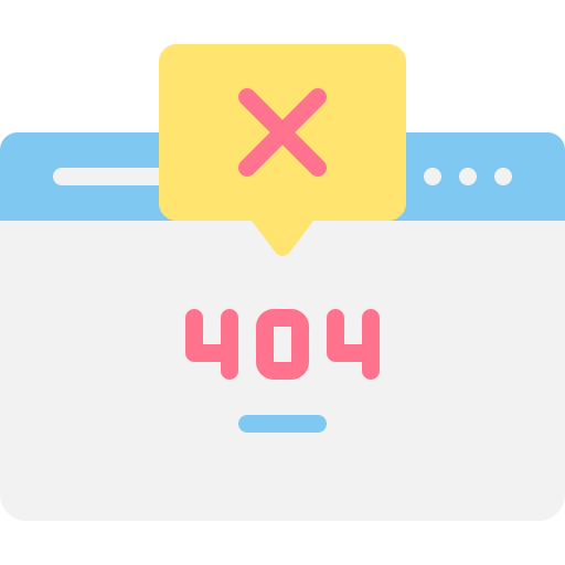 404 seite Generic color fill icon