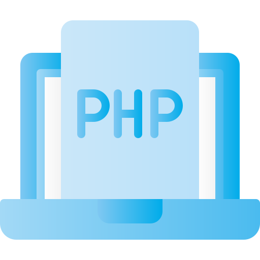 php-code Generic gradient fill icon