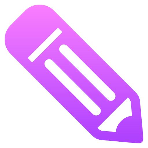 연필 Generic gradient fill icon