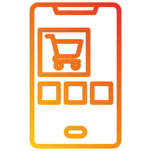 application mobile Generic gradient outline Icône