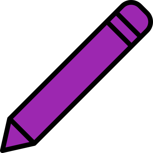펜슬 Generic color lineal-color icon