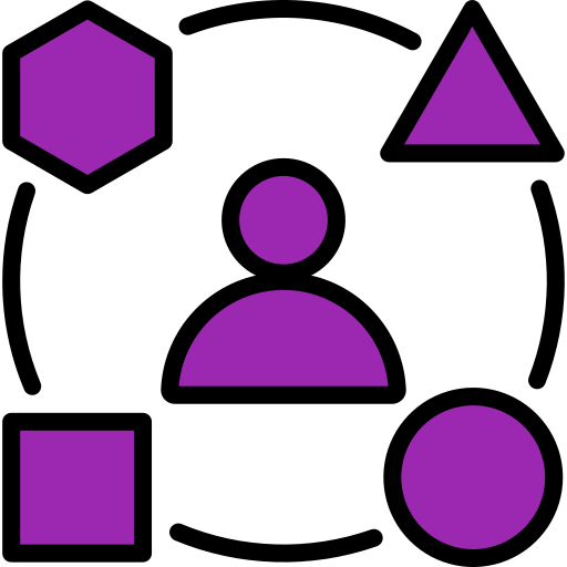 多様性 Generic color lineal-color icon