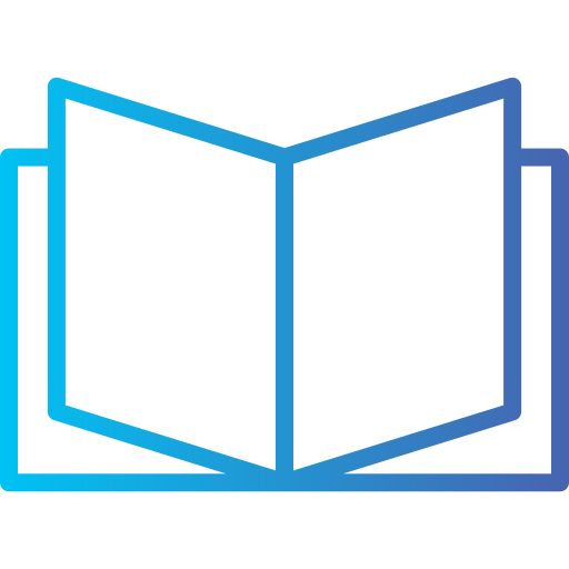 Open book Generic gradient outline icon
