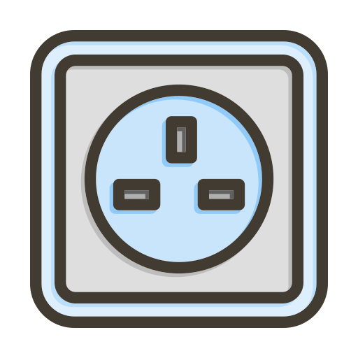 Wall socket Generic color lineal-color icon