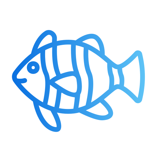 Clown fish Generic gradient outline icon