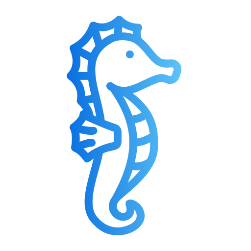 Seahorse Generic gradient outline icon