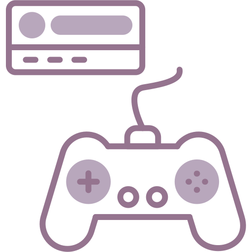 consola de juegos Generic color outline icono