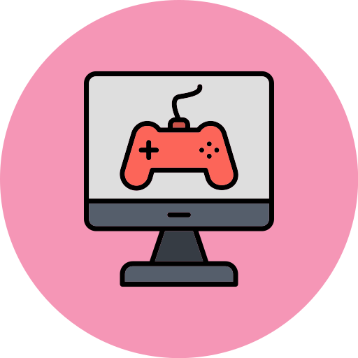 komputer do gier Generic color lineal-color ikona