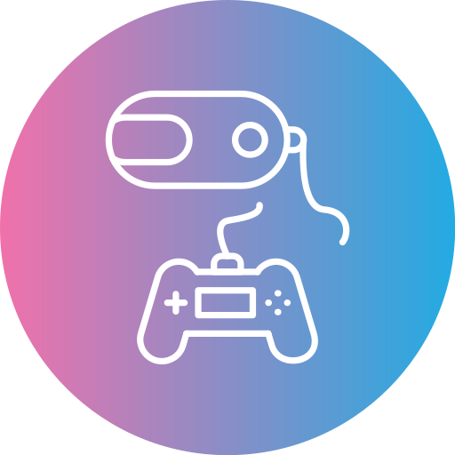 Vr game Generic gradient fill icon