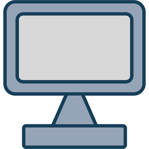 pantalla del monitor Generic color lineal-color icono