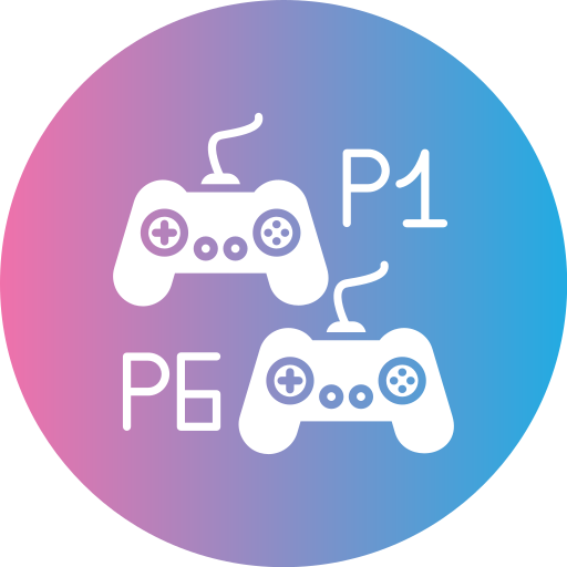 Player versus player Generic gradient fill icon