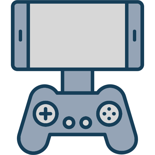 Mobile gaming Generic color lineal-color icon