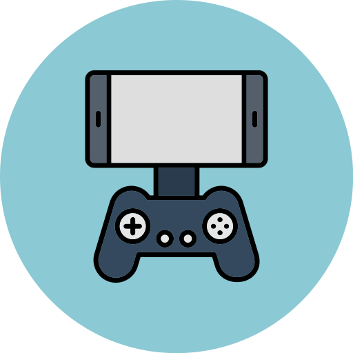 Mobile gaming Generic color lineal-color icon