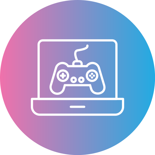 online gaming Generic gradient fill icoon