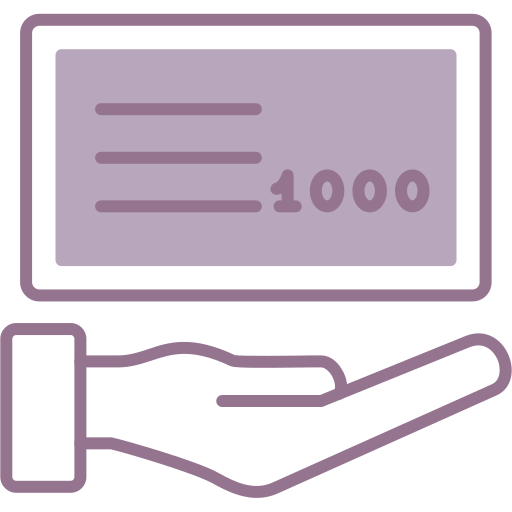 Cheque Generic color outline icon