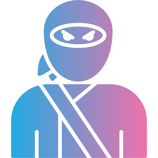 Ninja Generic gradient outline icon