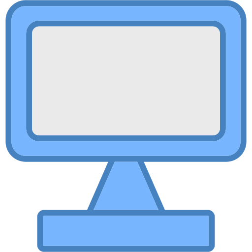 ekran monitora Generic color lineal-color ikona