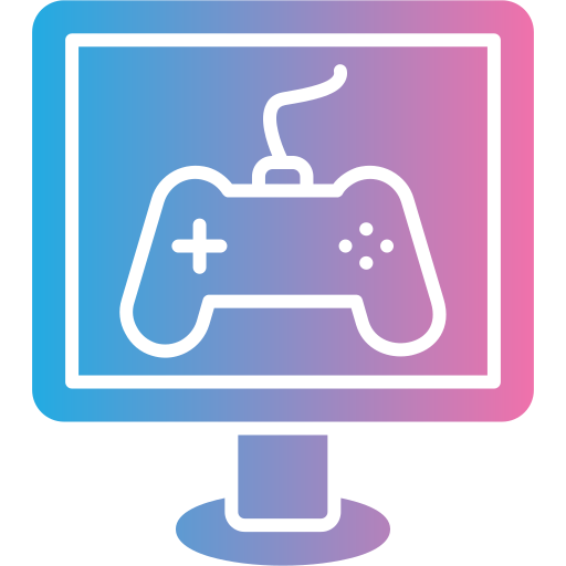 Online gaming Generic gradient outline icon