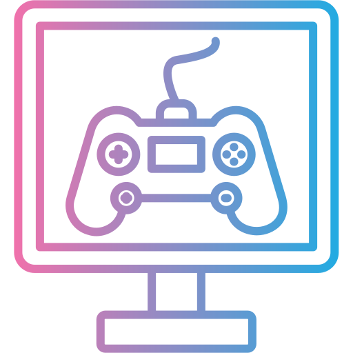 Video gaming Generic gradient outline icon