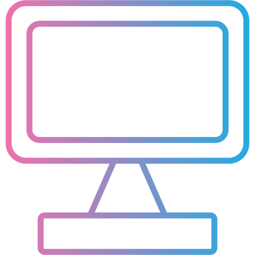 Monitor screen Generic gradient outline icon