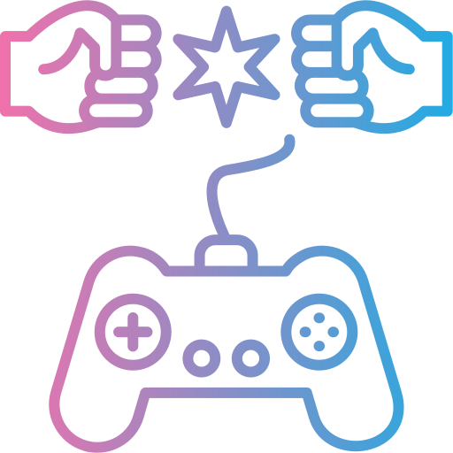 Fighting game Generic gradient outline icon