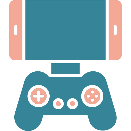 Mobile gaming Generic color fill icon