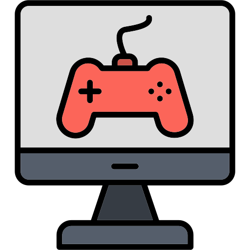 computadora para juegos Generic color lineal-color icono