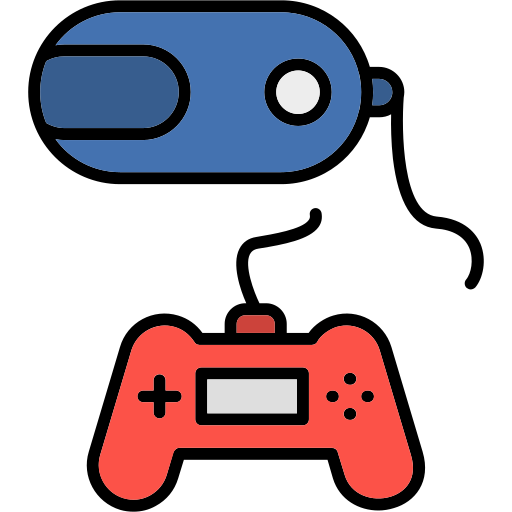 gioco virtuale Generic color lineal-color icona