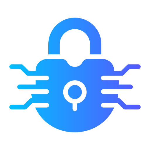 cybercriminaliteit Generic gradient fill icoon