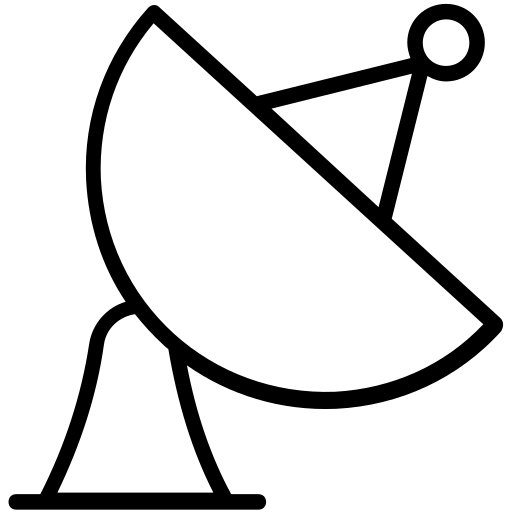 antenne satellite Generic outline Icône