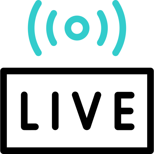 生放送 Basic Accent Outline icon