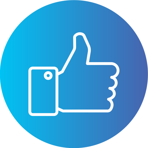 Thumb up Generic gradient fill icon