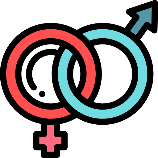 Gender Detailed Rounded Lineal color icon