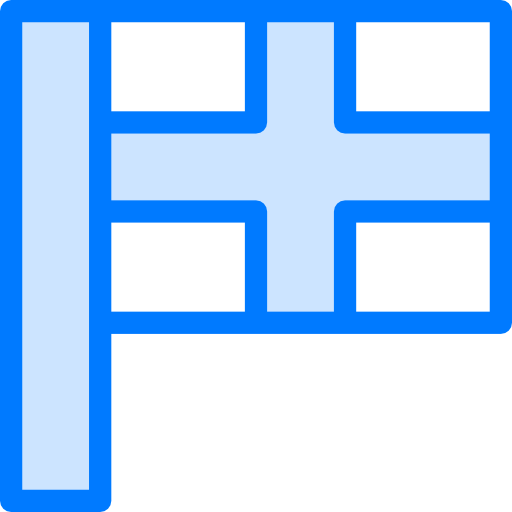 bandeira Vitaliy Gorbachev Blue Ícone