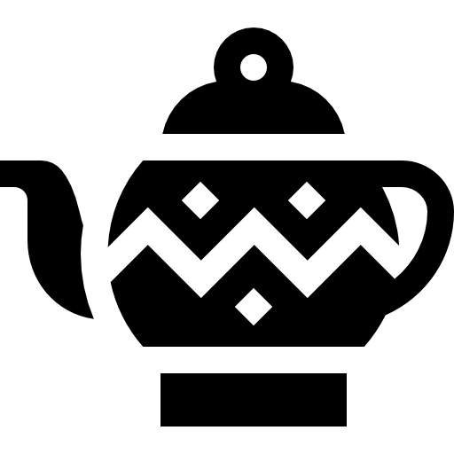 ティーポット Basic Straight Filled icon