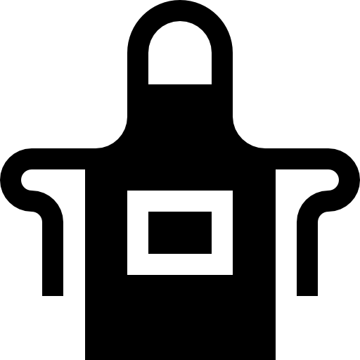 エプロン Basic Straight Filled icon