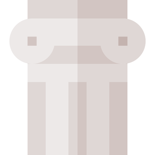 colonne Basic Straight Flat Icône