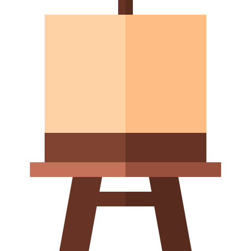 Canvas Basic Straight Flat icon