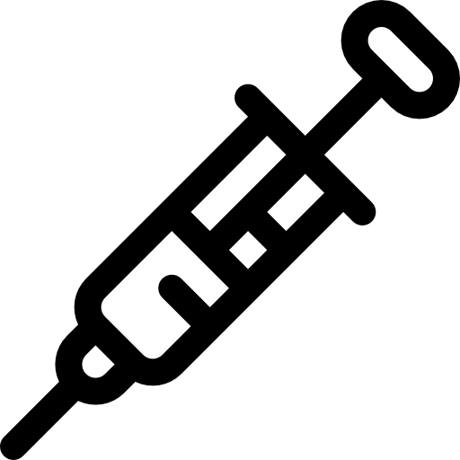 주입 Basic Rounded Lineal icon