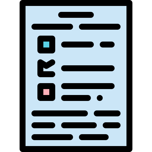lista de verificación Detailed Rounded Lineal color icono